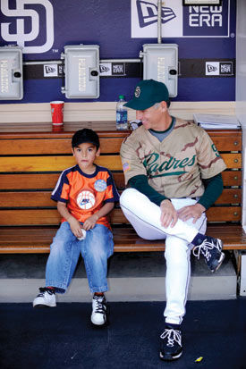 Primary source of funding for this club’s outreach initiatives involves children’s health, education and youth baseball